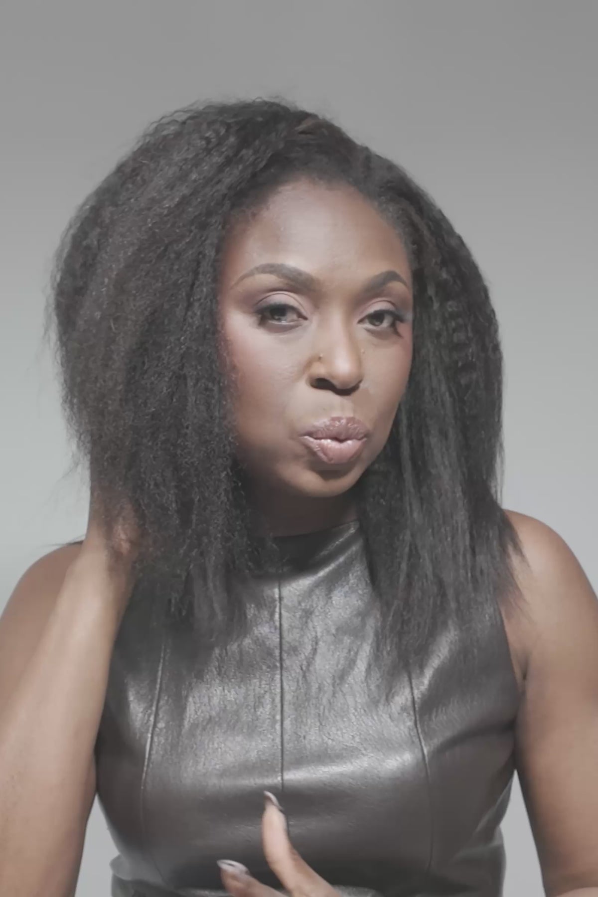 Half Wig Kinky Straight